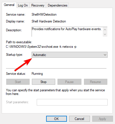 autoplay settings in windows 10